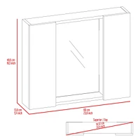 Pellegrini 1-Drawer Medicine Cabinet Light