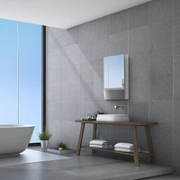 20x36 Single-Door Medicine Cabinet with Mirror