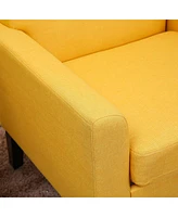 Streamdale Furniture Yellow Accent Chair: Comfy and Stylish