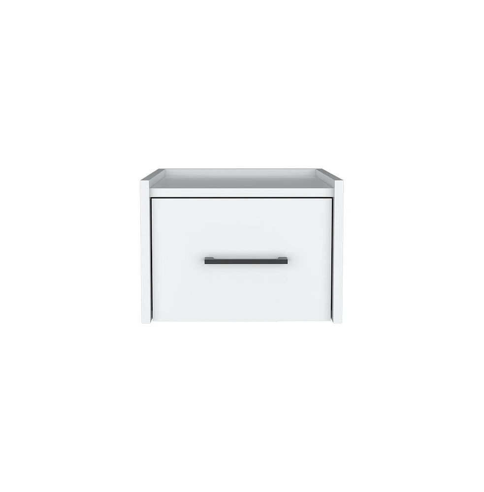 Simplie Fun Floating Nightstand Calion, Bedroom, White