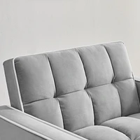 Adjustable Folding Sofa Bed Chair - Grey