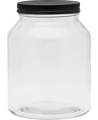 Amici Home Branson Glass Storage Jar, Airtight Food Storage, For Kitchen & Household, Medium 96 oz