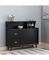 Simplie Fun Buffet Black for Home or Office Use