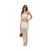 Edikted Women's Ida crochet tube top