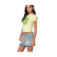 Edikted Women's Kiwi T Shirt