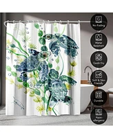 Americanflat 71x74 Coastal Shower Curtain