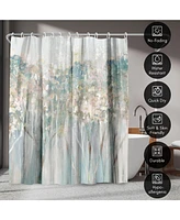 71x74 Botanical Shower Curtain - Dewy by Pi Creative Art
