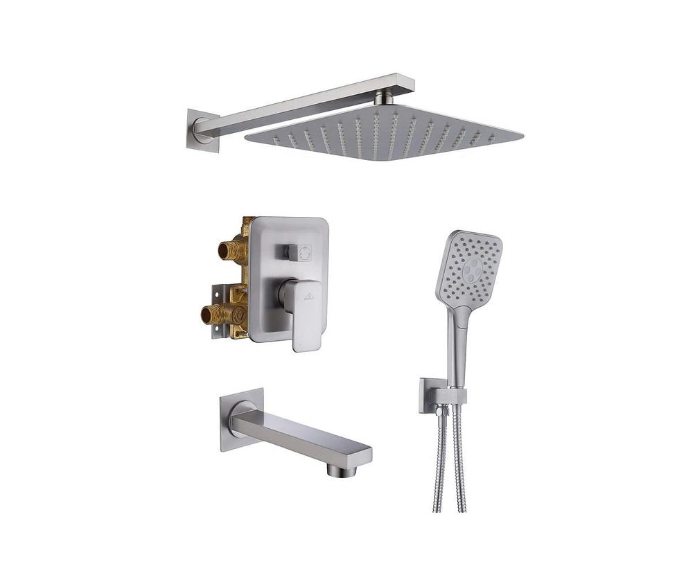 Casainc Tub and Shower Faucet with Rough-in Valve