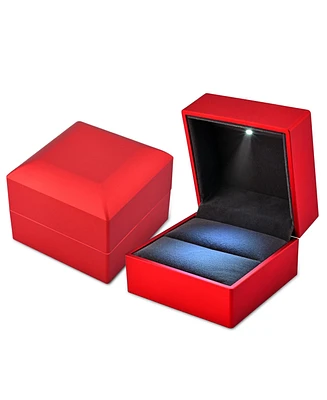 Yescom Heart Shape Led Ring Box Jewelry Wedding Engagement Proposal Light Case 2 Pack