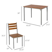 Contemporary Themed Eating Space w/Four Seats For Family Dinners or Bbq's