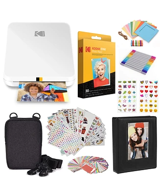 Kodak Step Slim Mobile Instant Photo Printer 2x3" Starter Bundle