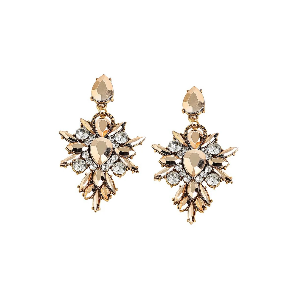 Sohi Women's Royal Drop Earrings