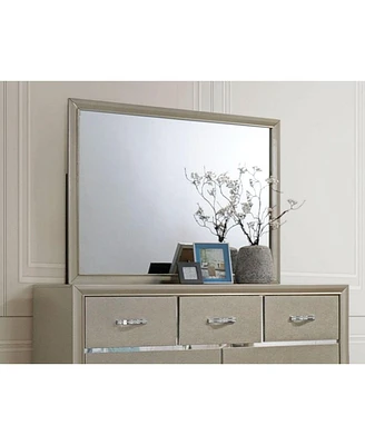 Simplie Fun Carine Mirror In Champagne