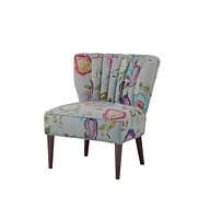 Simplie Fun Channel Back Slipper Chair