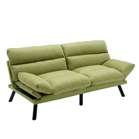 Streamdale Furniture Velvet Sofa, Accent Sofa Loveseat Sofa With Metal Feet