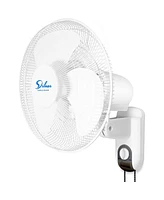 Streamdale Furniture Simple Deluxe Adjustable Tilt, Quiet Operation Household Wall Mount Fans Oscillating, 2 Pack