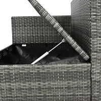 Outdoor 6-Piece All Weather Pe Rattan Sofa Set, Garden Patio Wicker Sectional Furniture Set