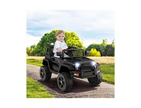 Slickblue 12V Kids Ride On Truck with Remote Control and Headlights