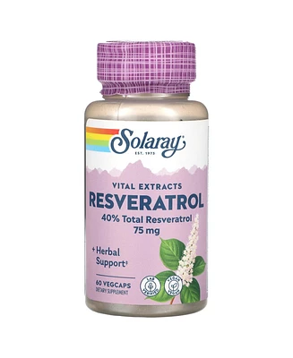 Solaray Vital Extracts Resveratrol 75 mg
