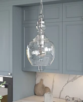 Hudson & Canal Verona 7" Glass Shade Wide Pendant