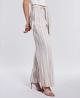 Bcbg New York Women's Striped Wide-Leg Pants