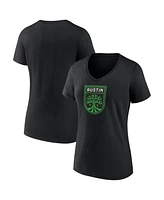 Fanatics Women's Austin Fc Logo V-Neck T-Shirt