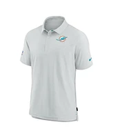 Nike Men's Miami Dolphins Sideline Lockup Performance Polo