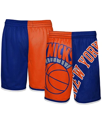 Mitchell & Ness Big Boys and Girls / New York Knicks Hardwood Classics Face 5.0 Shorts