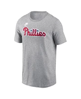 Nike Men's Roy Halladay Heather Philadelphia Phillies Cooperstown Collection Fuse Name Number T-Shirt