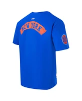 Pro Standard Men's Royal New York Knicks Made to Play Drop Shoulder T-Shirt