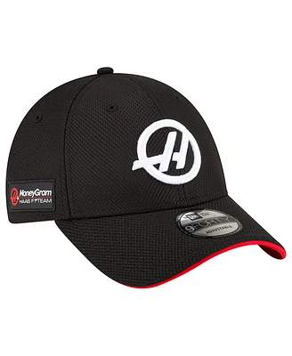 New Era Men's Black Haas F1 Team 9FORTY Adjustable Hat