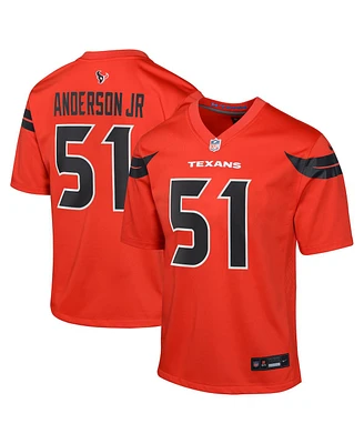 Nike Big Boys and Girls Will Anderson Jr. Houston Texans Alternate Game Jersey