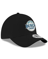 New Era Men's Black Ross Chastain Busch Light 39THIRTY Flex Hat