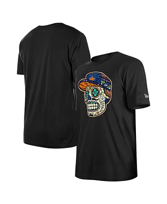 New Era Men's Black Houston Astros Sugar Skulls T-Shirt