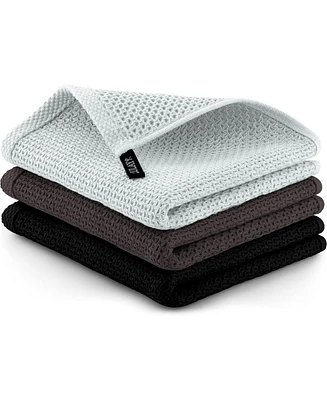 Zulay Kitchen Waffle Weave Towels 3 Pc.