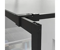 46" X 72" Shower Screen Walk-In Wet-Room Black