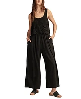 Lucky Brand Women's Chemical Lace Sleeveless Jumpsuit