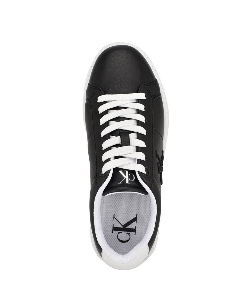 Calvin Klein Women's Alane Lace-Up Platform Casual Sneakers