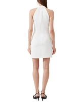 French Connection Women's Whisper Racer-Neck Mini Dress