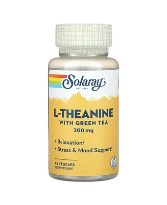 Solaray L-Theanine With Green Tea 200 mg