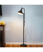 Brightech Dylan 65.5" Led Industrial Floor Lamp with Adjustable Height