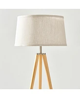 Brightech Emma 61" Led Contemporary Tripod Floor Lamp with Wooden Legs