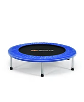 Slickblue 38 Inch Mini Folding Trampoline Portable Leisure Fitness Backboard