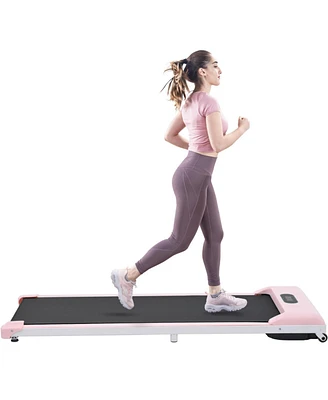 Streamdale Furniture 2 In 1 Under Desk Electric Treadmill 2.5HP, With Tooth App And Speaker