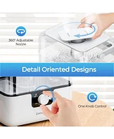 6L Humidifiers for Bedroom Large Room Home, Chivalz Cool Mist Top Fill Humidifiers for Baby Nursery and Plants, 26dB Quiet, Nightlight, Up to 50 Hours