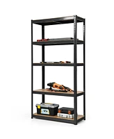 Slickblue 72 Inch Storage Rack with 5 Adjustable Shelves for Books Kitchenware