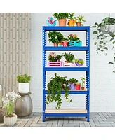 5-Tier Steel Shelving Unit Storage Shelves Heavy Duty Rack