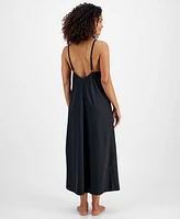 I.n.c. International Concepts Women's Satin Bow Nightgown, Created for Macy's
