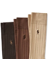 Polo Ralph Lauren Men's 3-Pk. Supersoft Rib Dress Socks