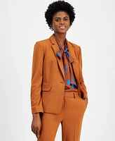 Tahari Asl Women's Notch-Collar One-Button Jacket